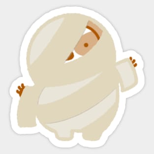 Cute Halloween Mummy Sloth Sticker